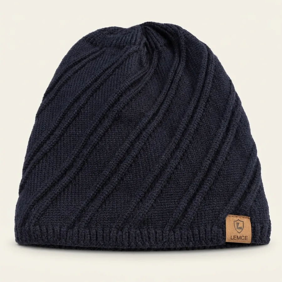 LEMCE Rib Knit Beanie