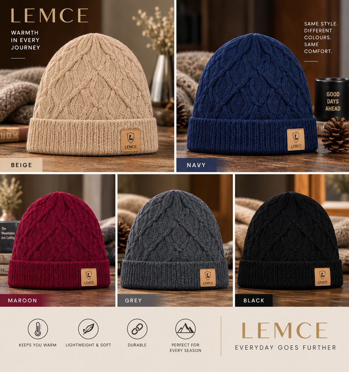 LEMCE Classic Beanie