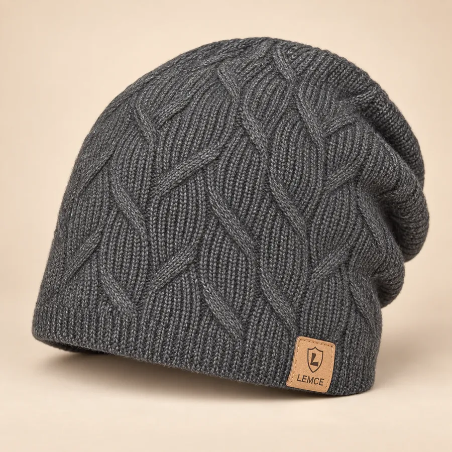 LEMCE Cable Knit Cap