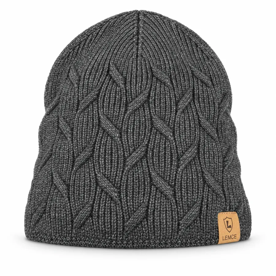 LEMCE Cable Knit Cap
