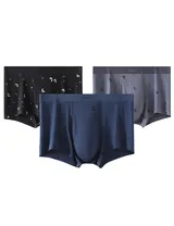 Lemce Ultrasoft Seamless Printed Underwear(Pack of Three)
